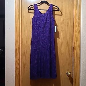 En Focus purple dress
